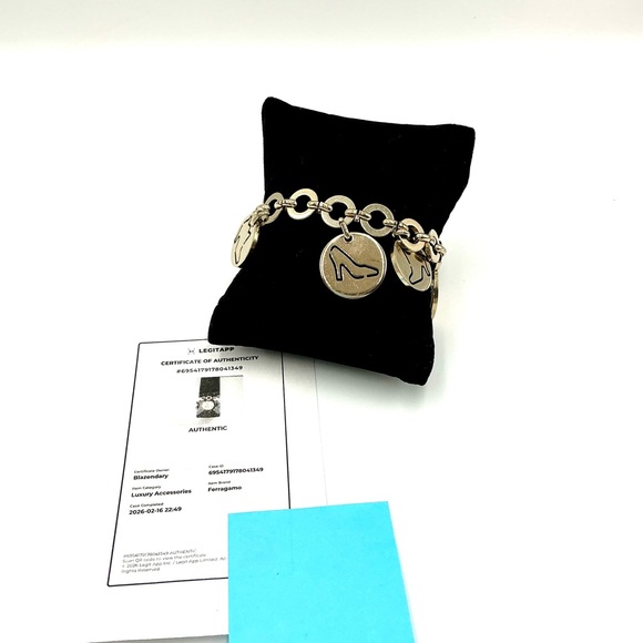 Salvatore Ferragamo Jewelry - Salvatore Ferragamo Silver Charm Bracelet #1126